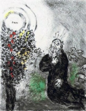 The Burning Bush contemporary Marc Chagall Oil Paintings